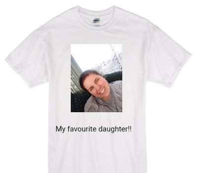 Custom Gildan 100% Cotton White T-Shirt