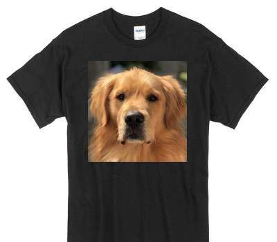 Custom Gildan 100% Cotton Black T-Shirt
