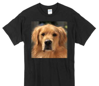 Custom Gildan 100% Cotton Black T-Shirt