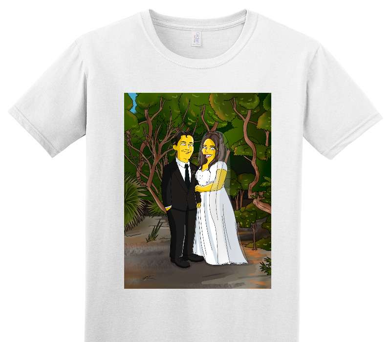 Custom Adult Soft Style 100% Cotton White T-Shirt