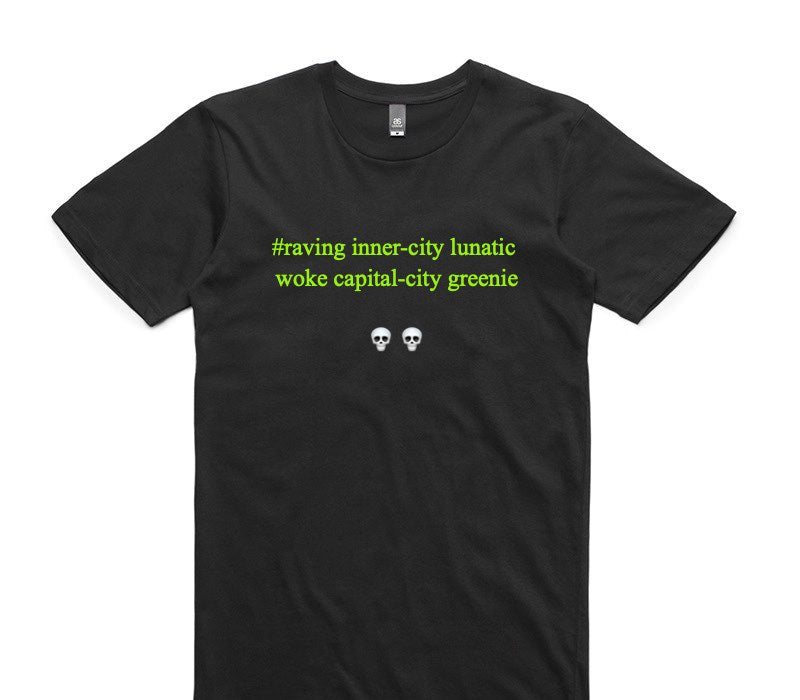 Custom AS Colour 100% Cotton Black T-Shirt