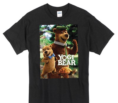 Custom Gildan 100% Cotton Black T-Shirt