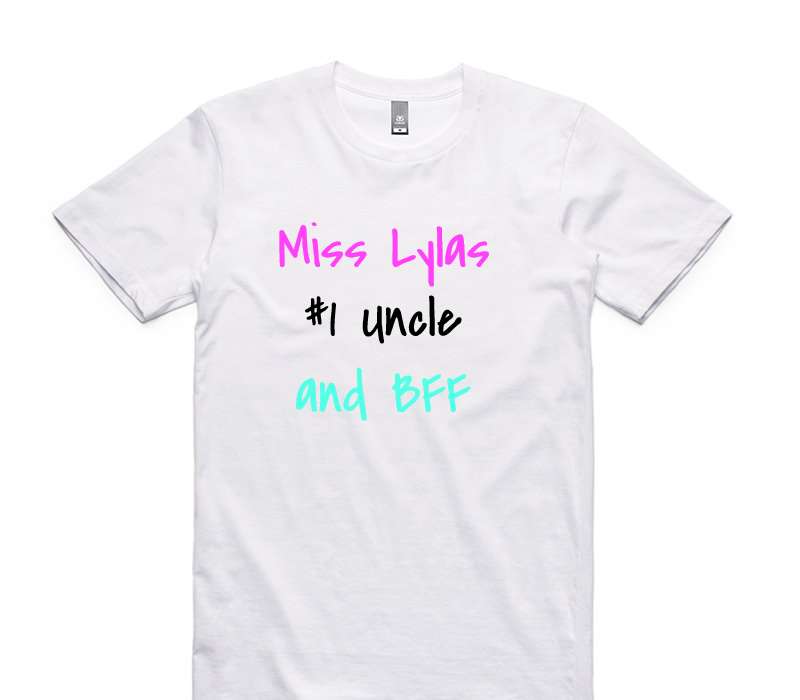 Custom AS Colour 100% Cotton White T-Shirt