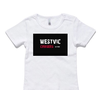 Custom AS Colour White Baby T-Shirt