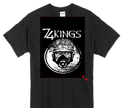 Custom Gildan 100% Cotton Black T-Shirt