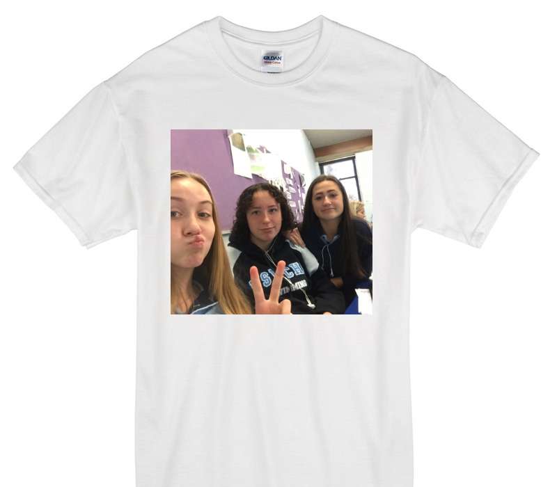 Custom Gildan 100% Cotton White T-Shirt