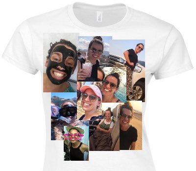 Custom Womens Soft Style 100% Cotton White T-Shirt