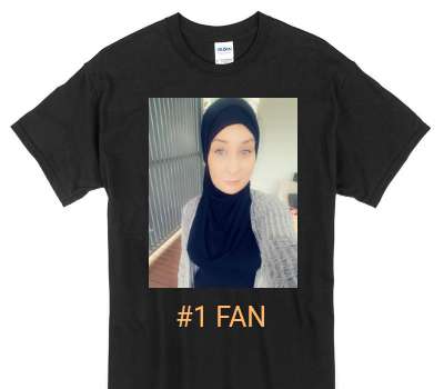 Custom Gildan 100% Cotton Black T-Shirt