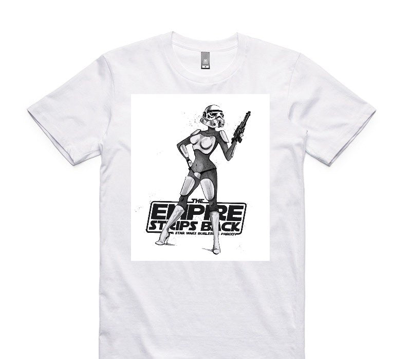 Custom AS Colour 100% Cotton White T-Shirt