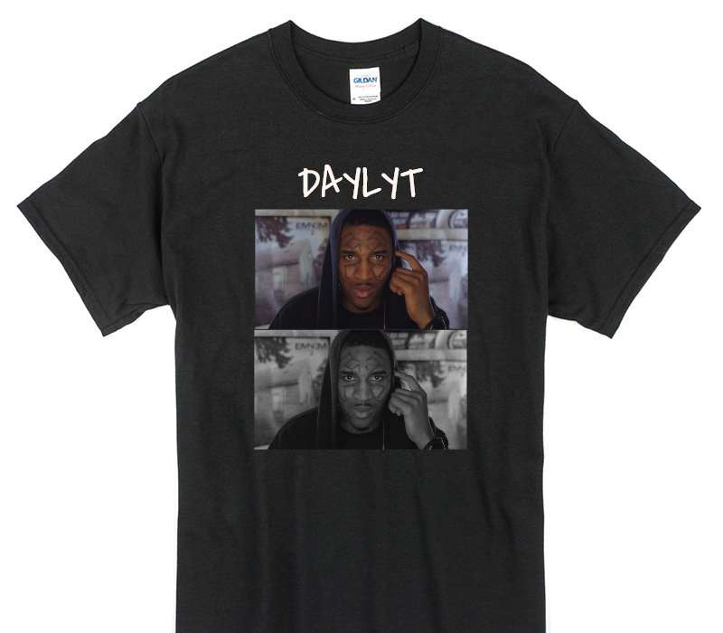 Custom Gildan 100% Cotton Black T-Shirt