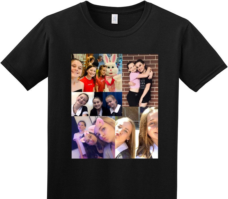 Custom Adult Soft Style 100% Cotton Black T-Shirt
