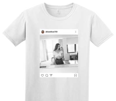 Custom Adult Soft Style 100% Cotton White T-Shirt
