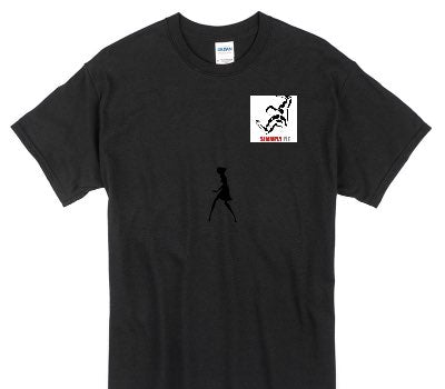 Custom Gildan 100% Cotton Black T-Shirt