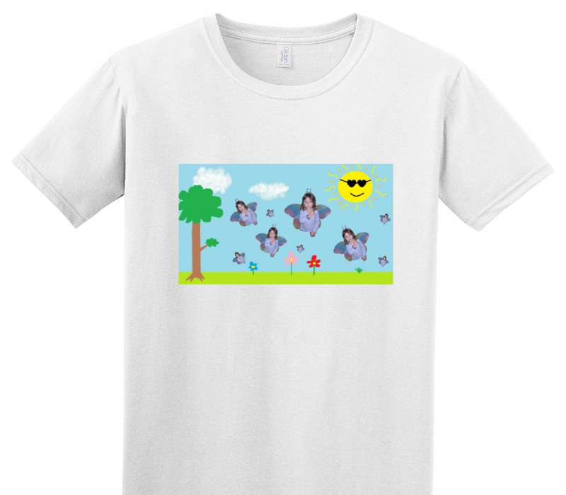 Custom Adult Soft Style 100% Cotton White T-Shirt