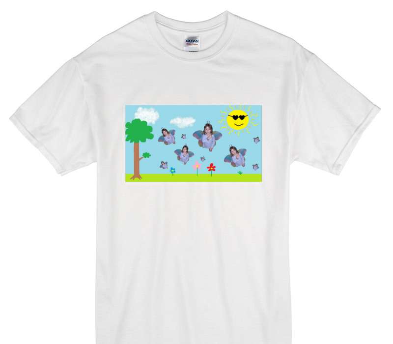 Custom Gildan 100% Cotton White T-Shirt