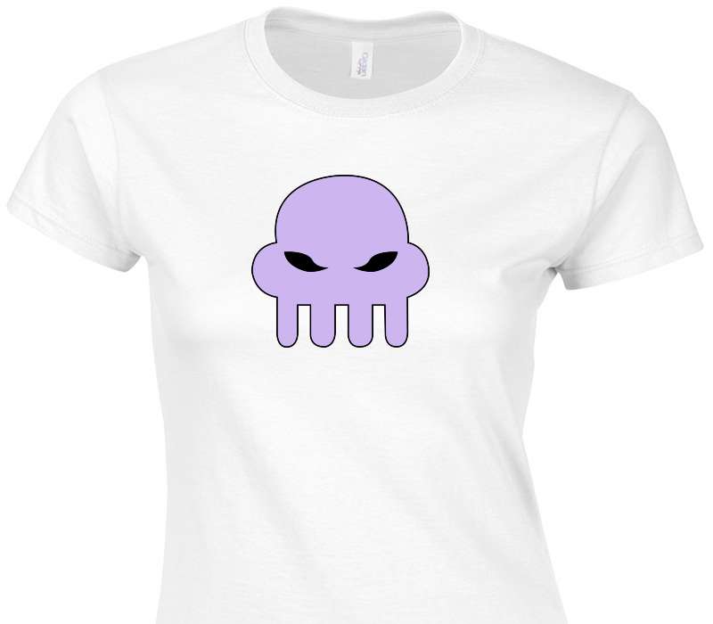 Custom Womens Soft Style 100% Cotton White T-Shirt