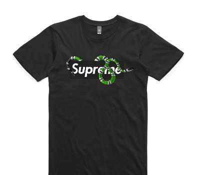 Custom AS Colour 100% Cotton Black T-Shirt