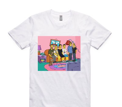 Custom AS Colour 100% Cotton White T-Shirt