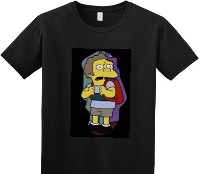 Custom Adult Soft Style 100% Cotton Black T-Shirt