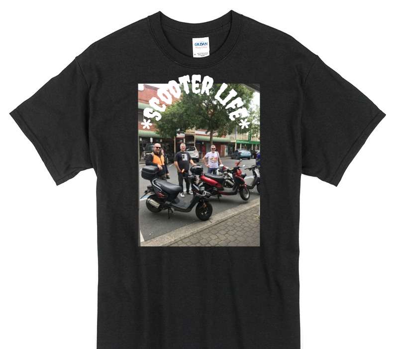 Custom Gildan 100% Cotton Black T-Shirt