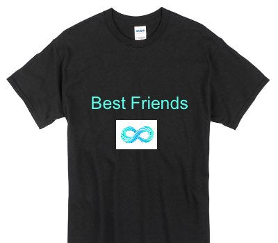 Custom Gildan 100% Cotton Black T-Shirt