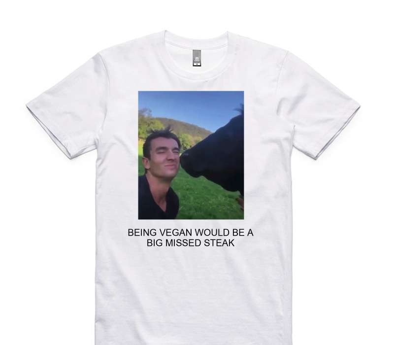 Custom AS Colour 100% Cotton White T-Shirt