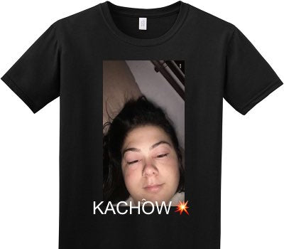 Custom Adult Soft Style 100% Cotton Black T-Shirt