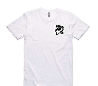 Custom AS Colour 100% Cotton White T-Shirt
