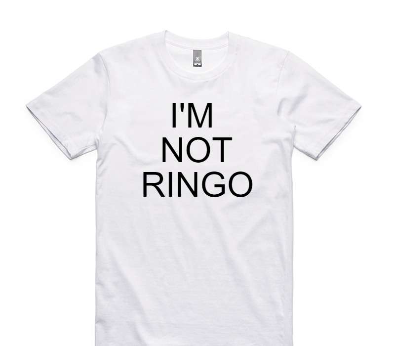 Custom AS Colour 100% Cotton White T-Shirt