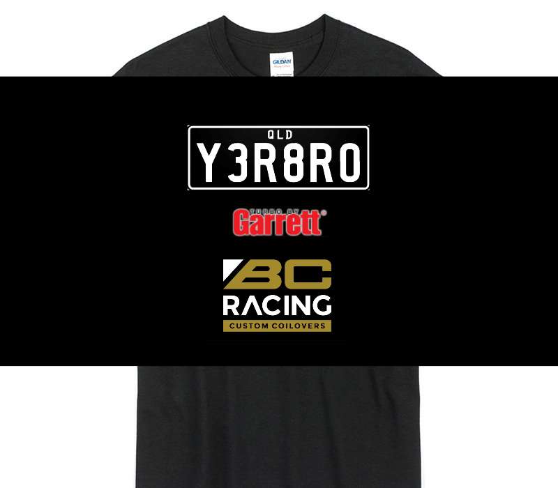 Custom Gildan 100% Cotton Black T-Shirt