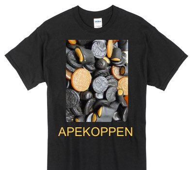 Custom Gildan 100% Cotton Black T-Shirt