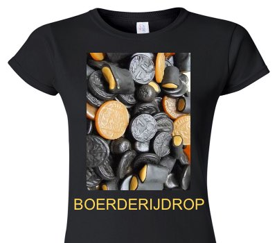Custom Womens Soft Style 100% Cotton Black T-Shirt