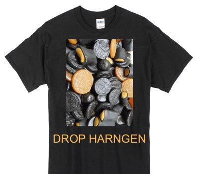 Custom Gildan 100% Cotton Black T-Shirt