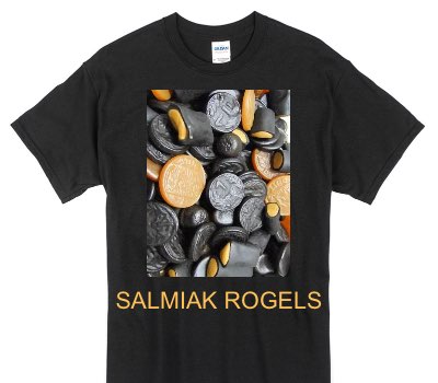 Custom Gildan 100% Cotton Black T-Shirt