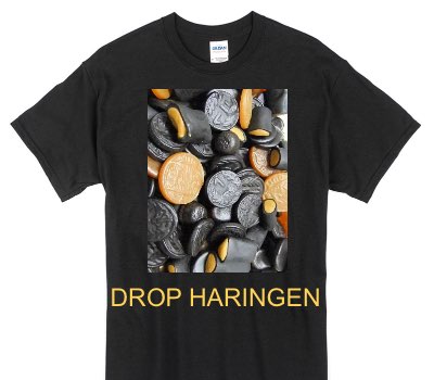 Custom Gildan 100% Cotton Black T-Shirt