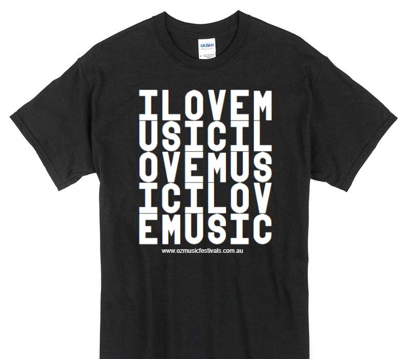 Custom Gildan 100% Cotton Black T-Shirt