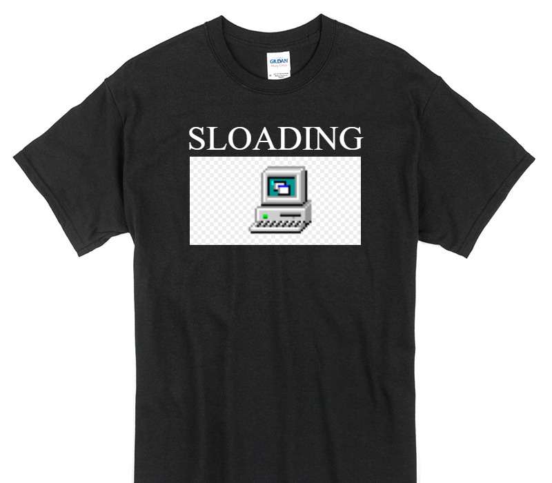 Custom Gildan 100% Cotton Black T-Shirt