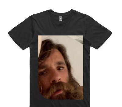 Custom AS Colour 100% Cotton Black T-Shirt