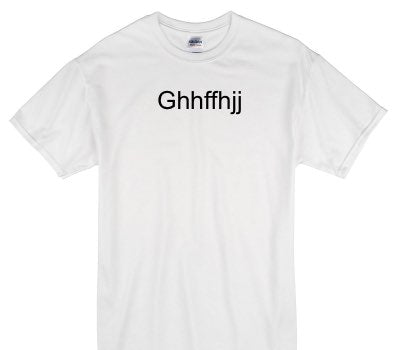 Custom Gildan 100% Cotton White T-Shirt