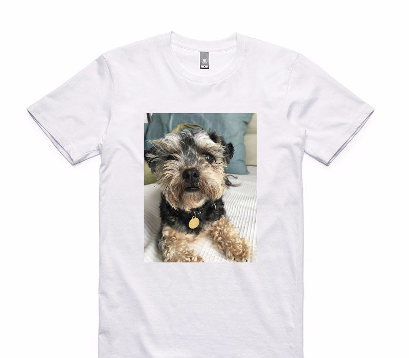 Custom AS Colour 100% Cotton White T-Shirt