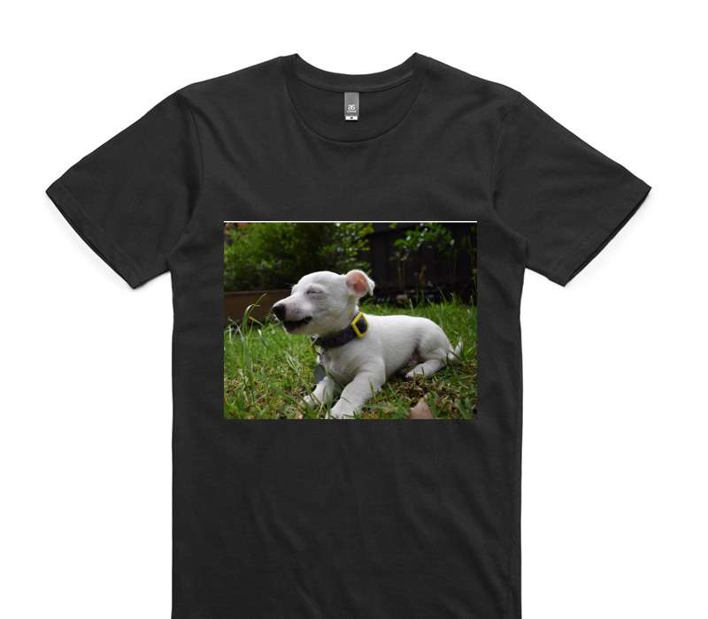 Custom AS Colour 100% Cotton Black T-Shirt