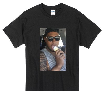 Custom Gildan 100% Cotton Black T-Shirt