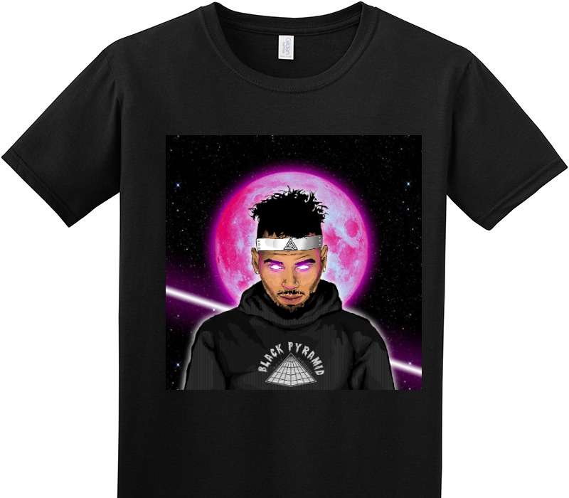 Custom Adult Soft Style 100% Cotton Black T-Shirt