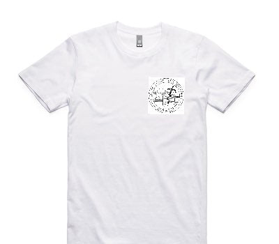 Custom AS Colour 100% Cotton White T-Shirt