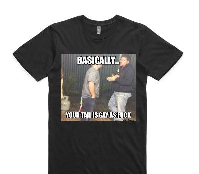 Custom AS Colour 100% Cotton Black T-Shirt