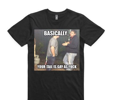 Custom AS Colour 100% Cotton Black T-Shirt