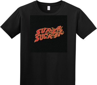 Custom Adult Soft Style 100% Cotton Black T-Shirt