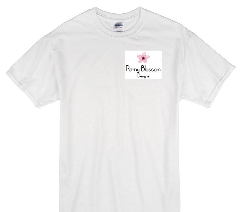 Custom Gildan 100% Cotton White T-Shirt