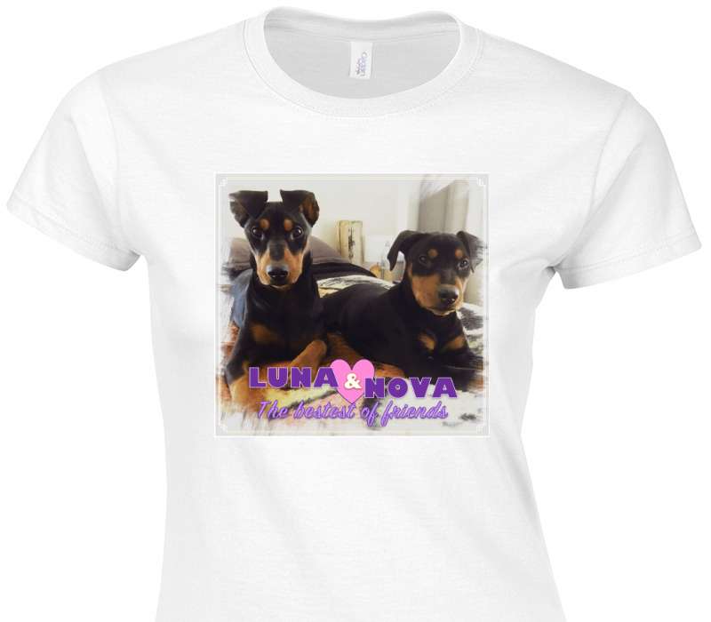 Custom Womens Soft Style 100% Cotton White T-Shirt