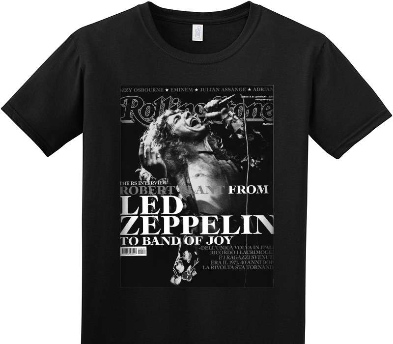 Custom Adult Soft Style 100% Cotton Black T-Shirt